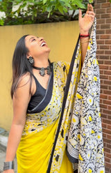 Zahra Mul Mul Saree