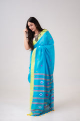Aqua Raas Cotton Handloom Saree