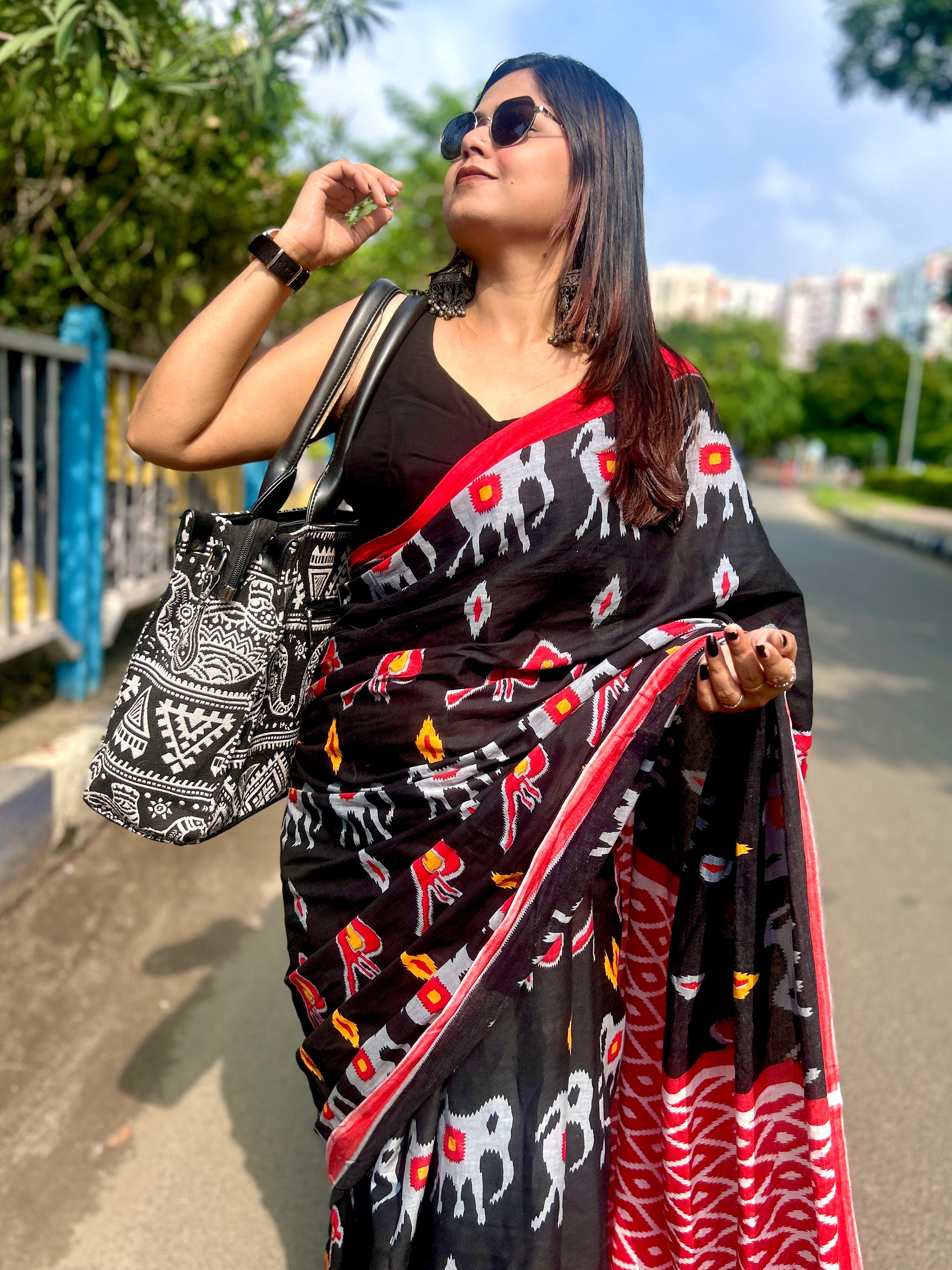 Wild Whisper Mul Mul Saree