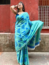 Jalvritt Mul Mul Saree