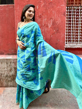 Jalvritt Mul Mul Saree