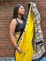 Zahra Mul Mul Saree