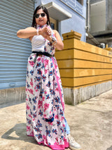 Floral Raga Mul Mul Saree