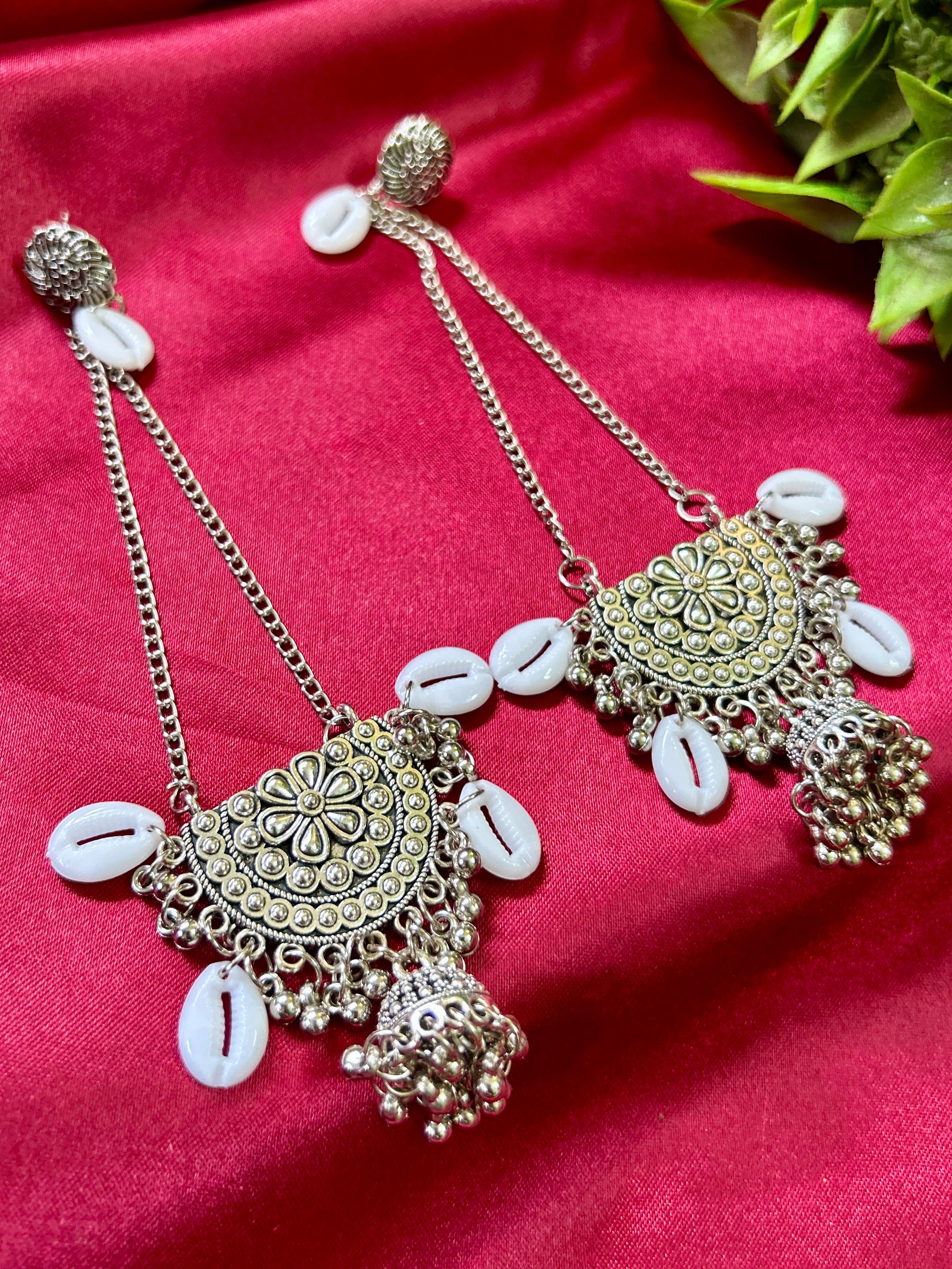 Radiant Flow Oxidised Danglers