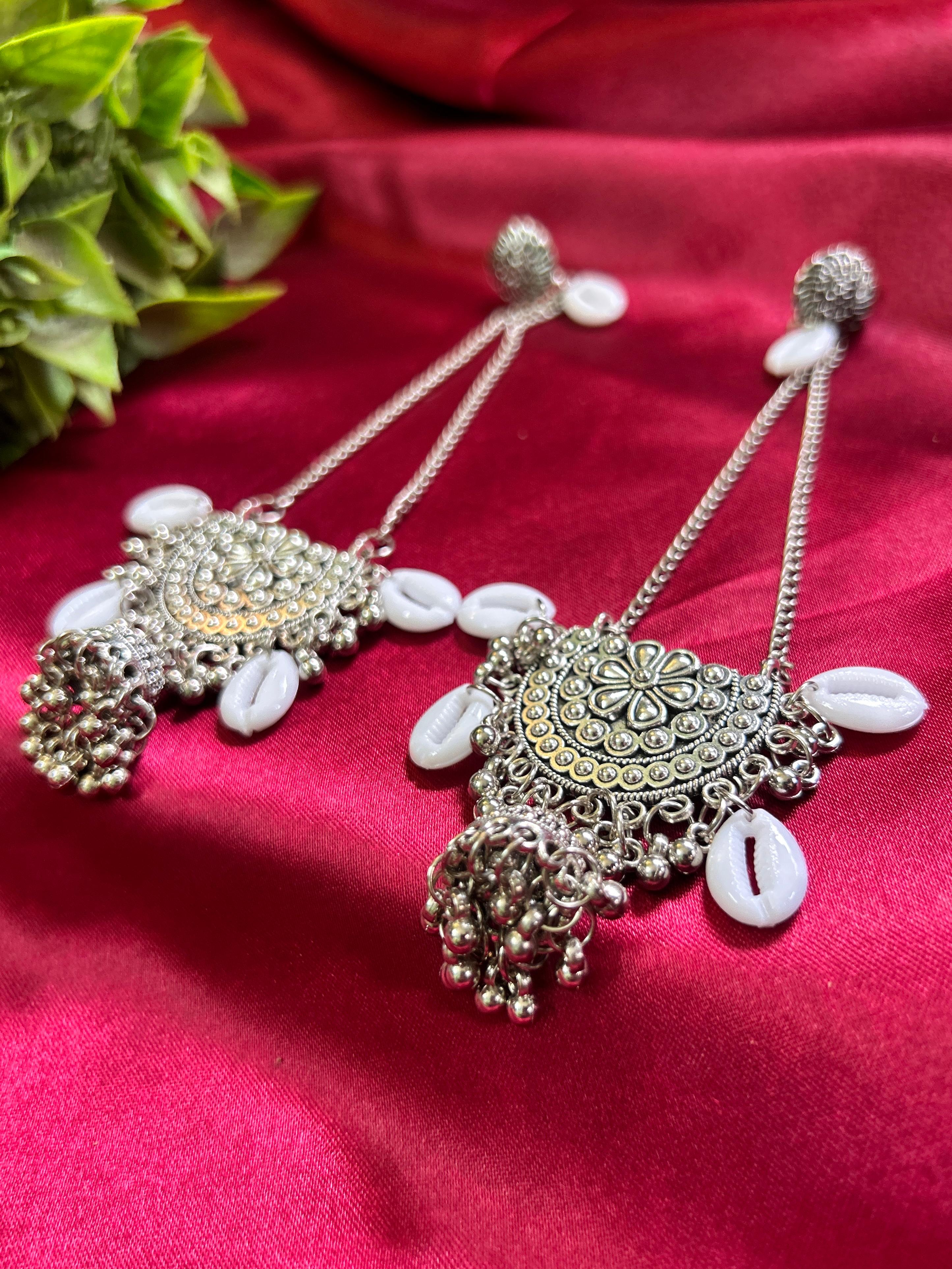 Radiant Flow Oxidised Danglers