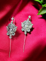 Oxidised Durga Ear Cuffs