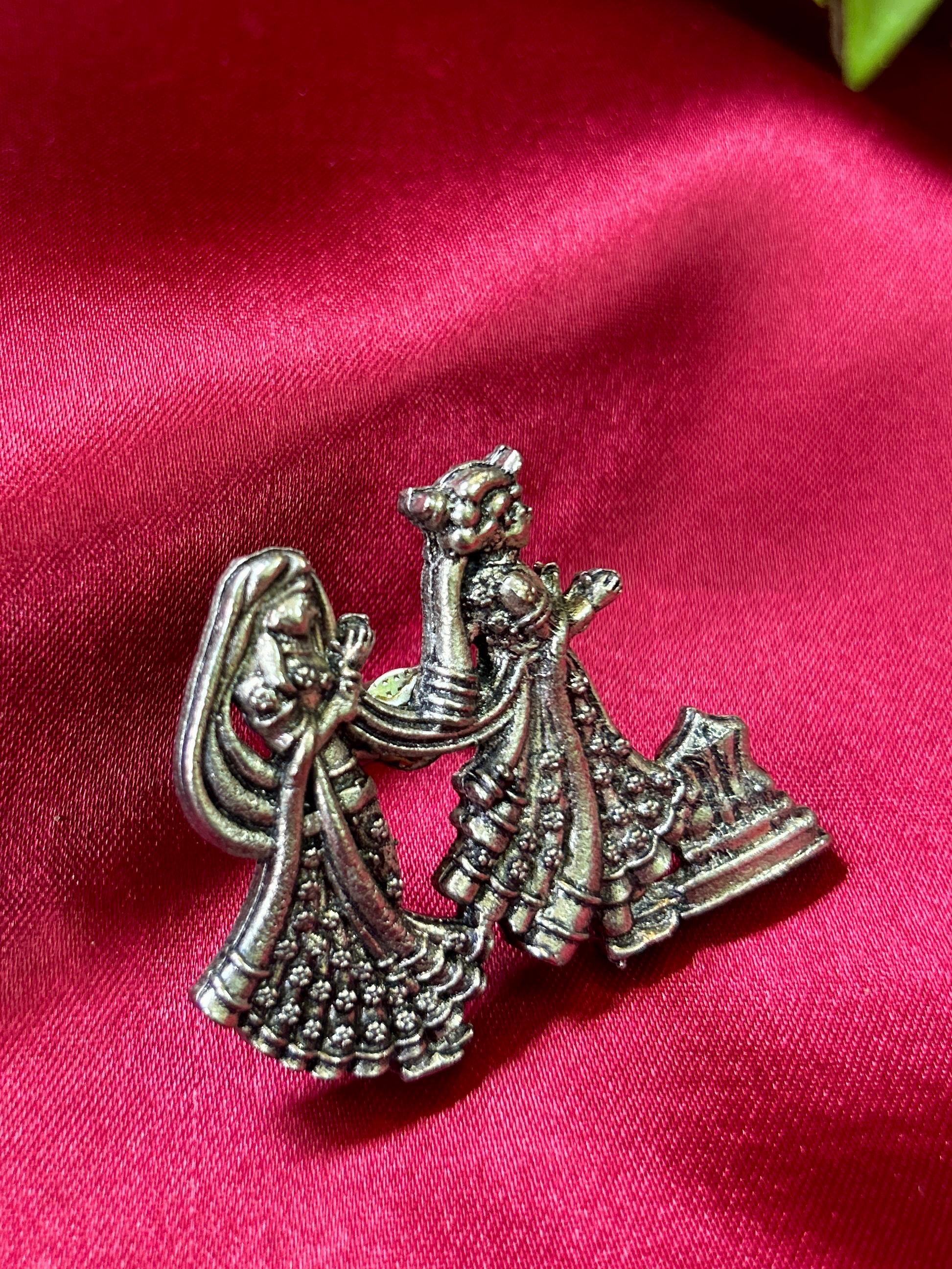 Radha Rani Oxidised Finger Ring