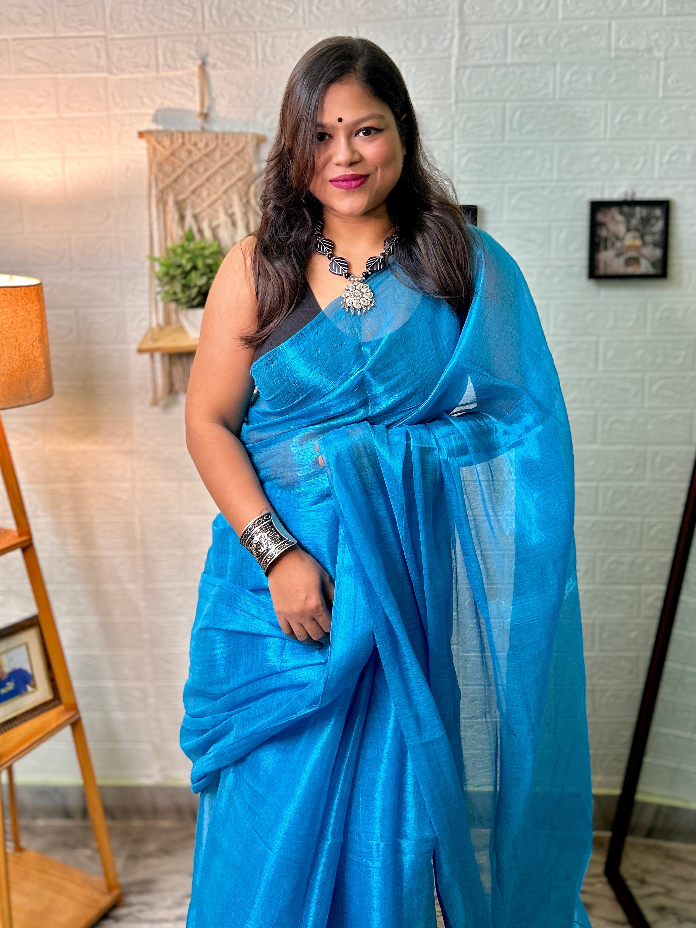 Akashika Cotton Tissue Saree