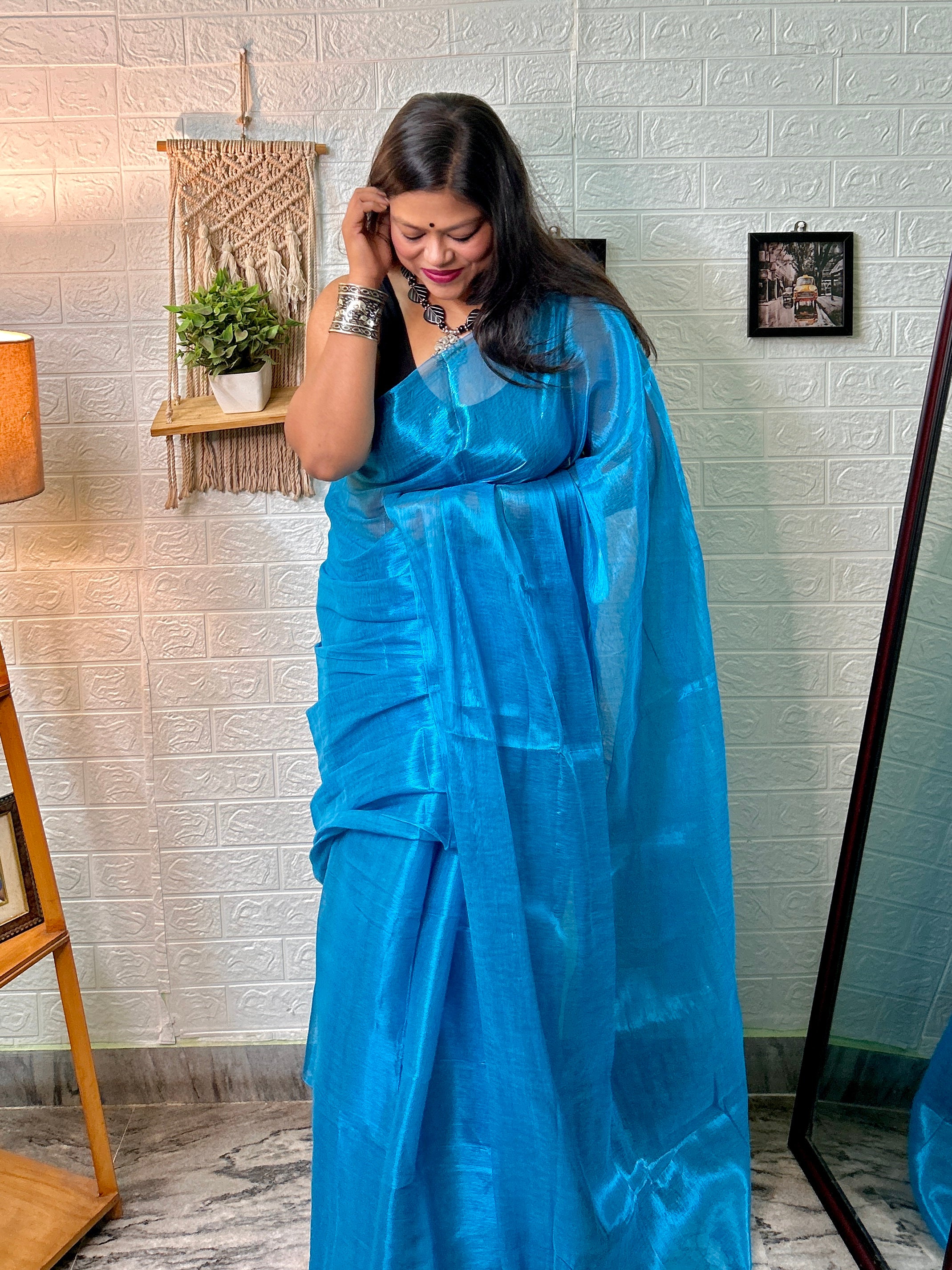 Akashika Cotton Tissue Saree