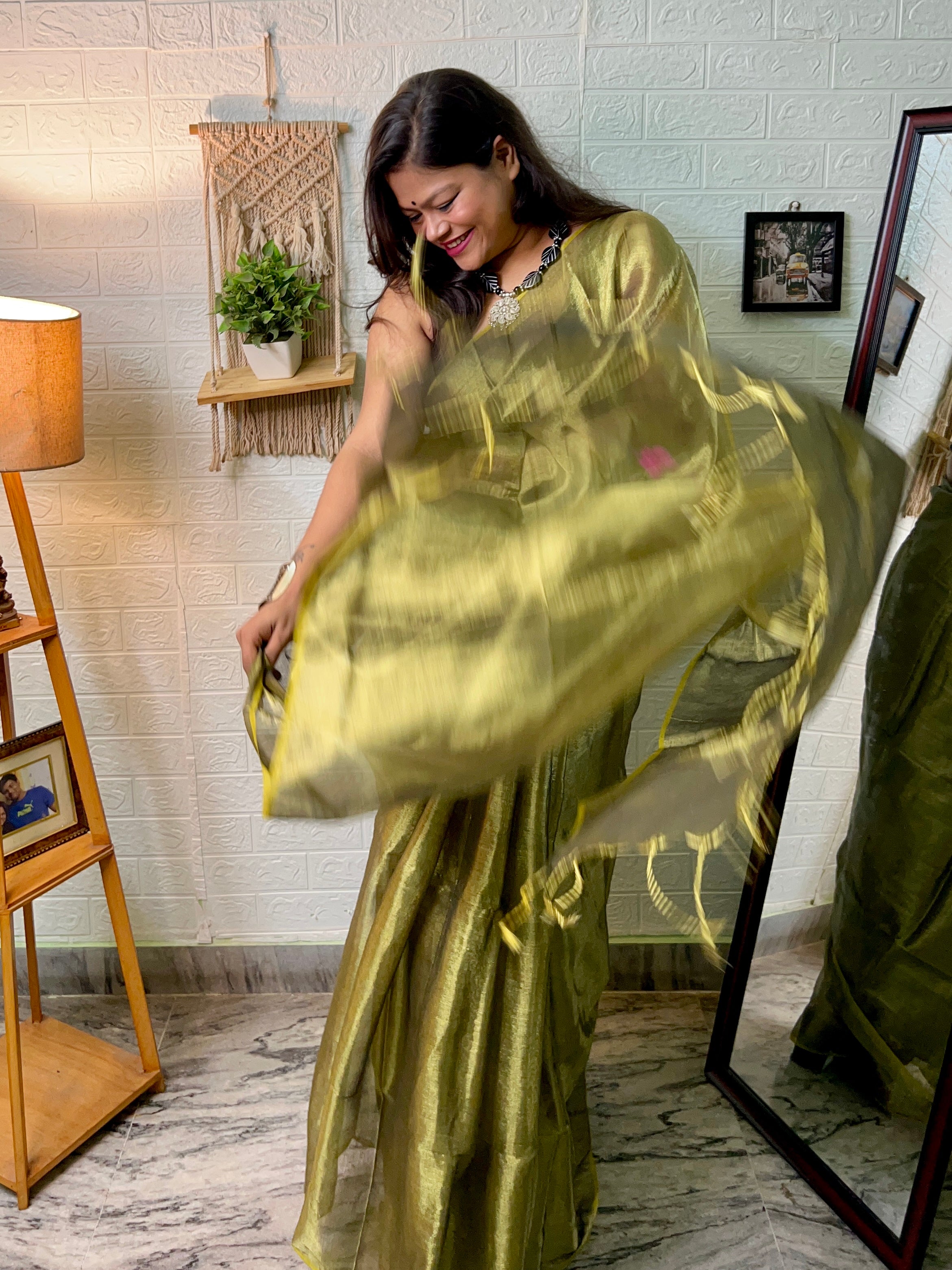 Aranya Cotton Tissue Saree