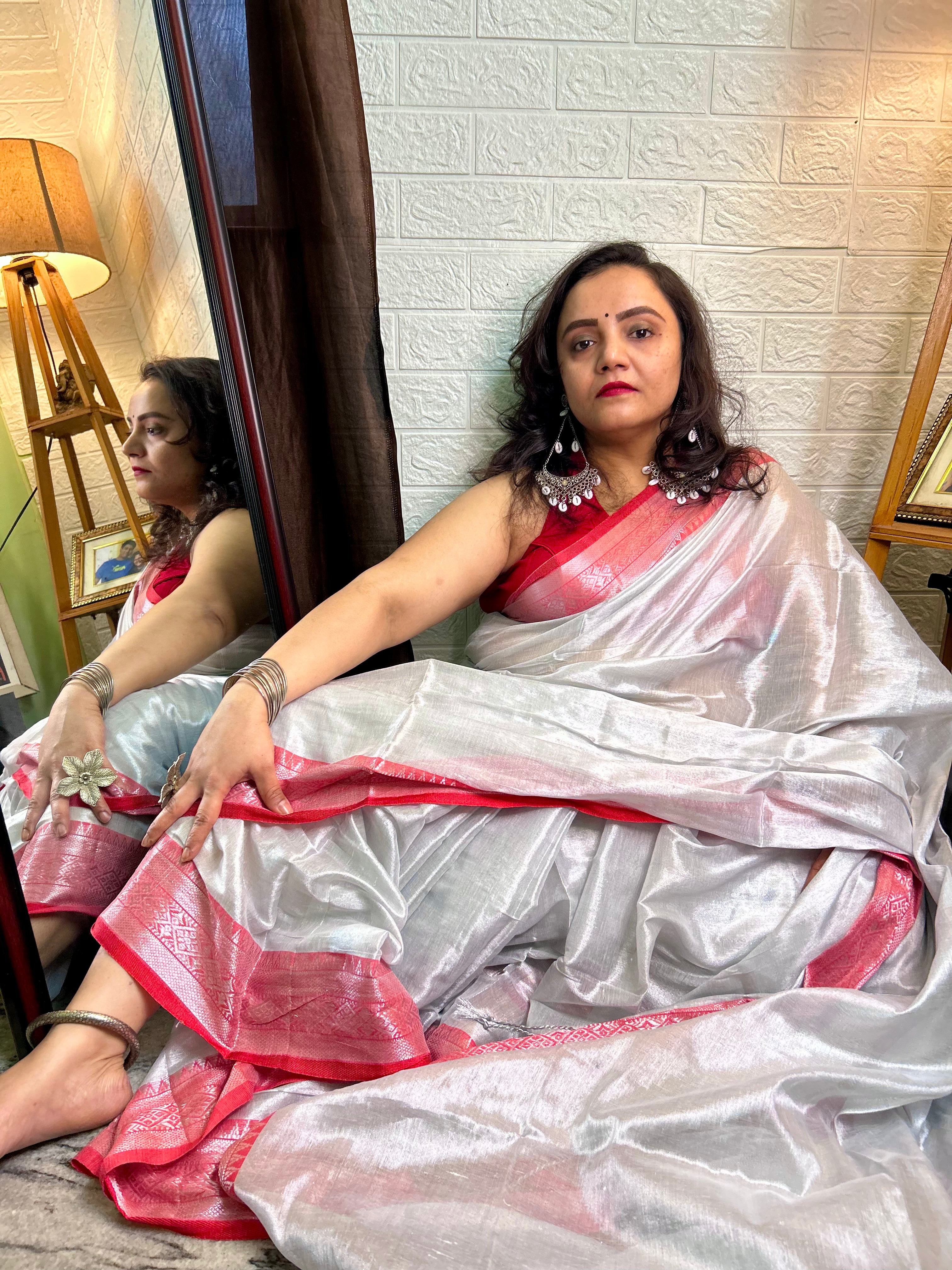 Devi Cotton Tissue Saree