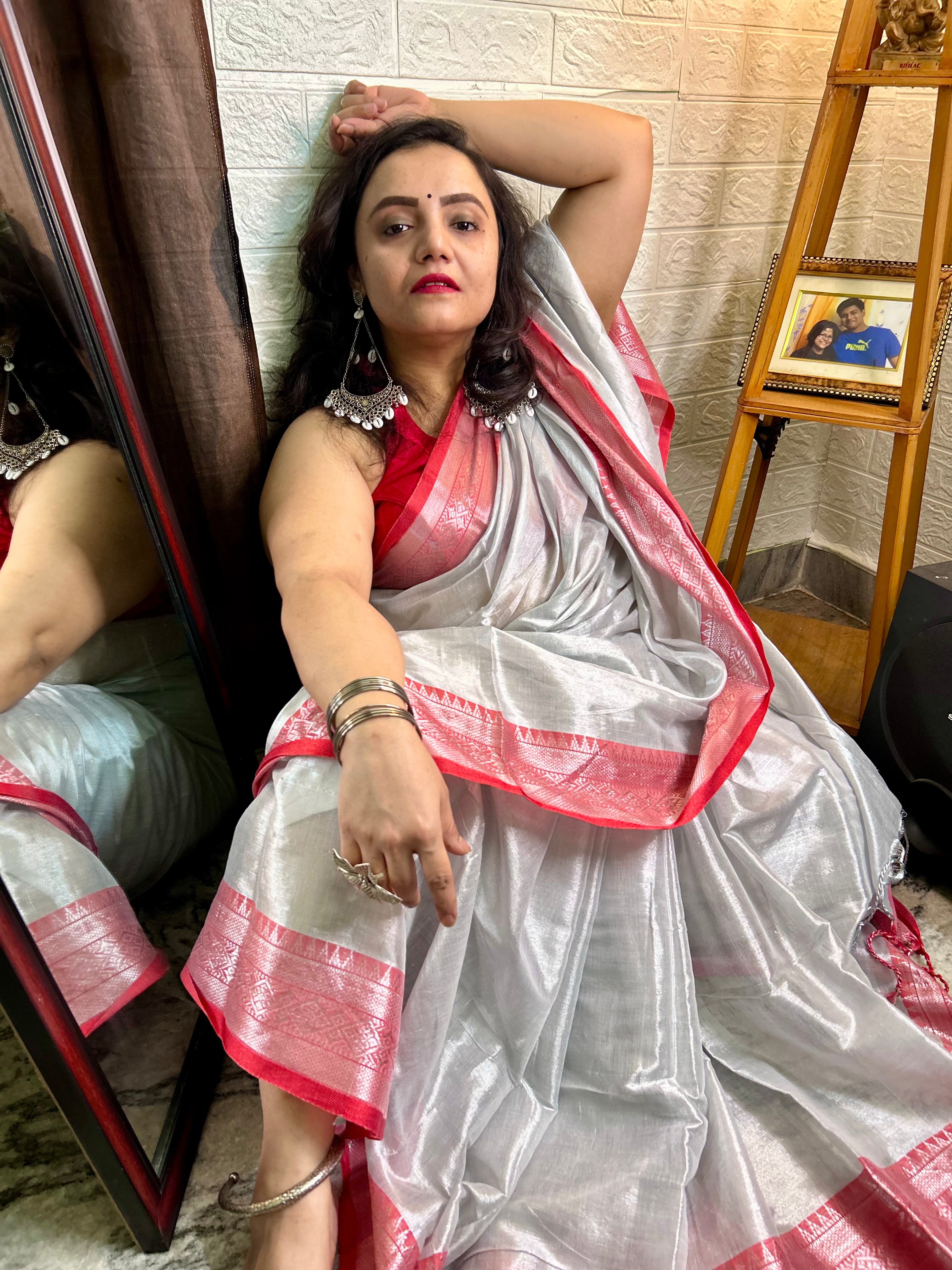 Devi Cotton Tissue Saree