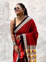 Laal Mitti Mul Mul Saree