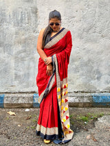 Laal Mitti Mul Mul Saree