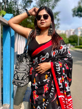 Wild Whisper Mul Mul Saree