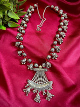 Crimson Aura Beaded Necklace