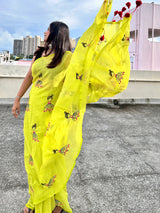 Hue Muse Mul Mul Saree