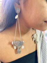 Radiant Flow Oxidised Danglers