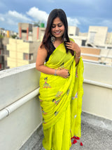 Hue Muse Mul Mul Saree
