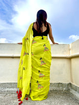 Hue Muse Mul Mul Saree
