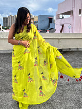 Hue Muse Mul Mul Saree