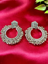 Divya Circle Statement Earrings