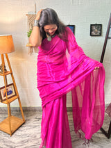 Rosaniya Cotton Tissue Saree
