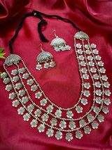 Majestic Glory Oxidised Necklace & Earrings Set